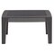 Merrick Lane Malmok Outdoor Coffee Table Faux Rattan Wicker Pattern Resin All-Weather Patio Coffee Table With Wood Plank Top Design
